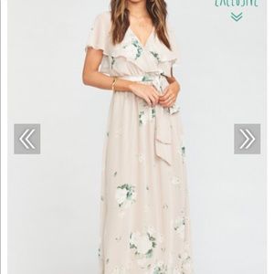 Audrey maxi dress- bouquet toss